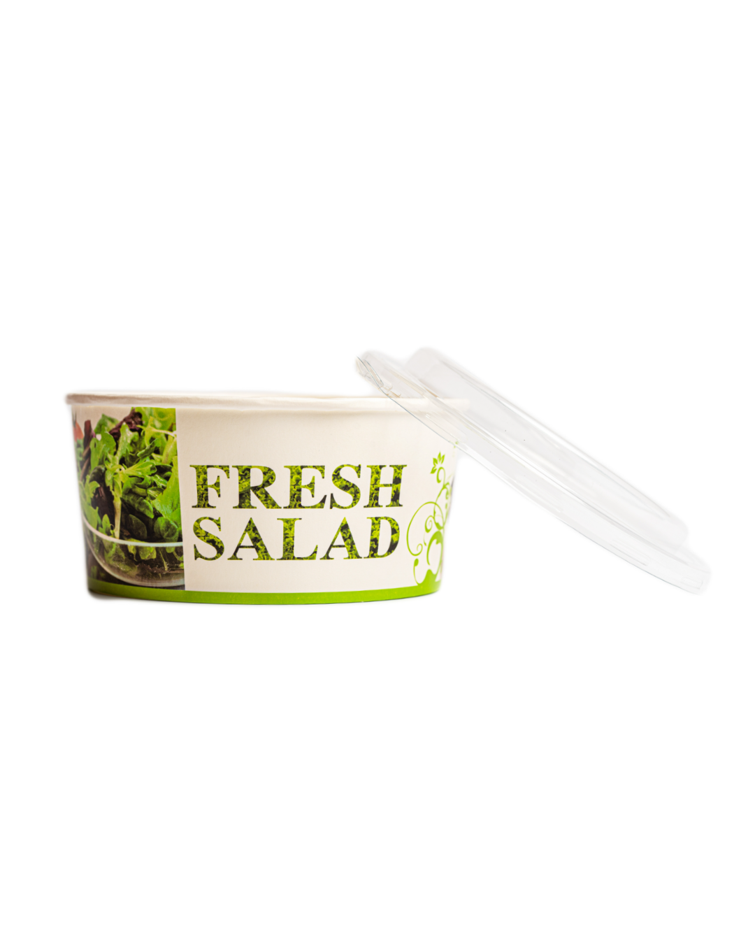 Caserole carton Fresh rotunde pentru salata, 750 ml, 50 buc/set